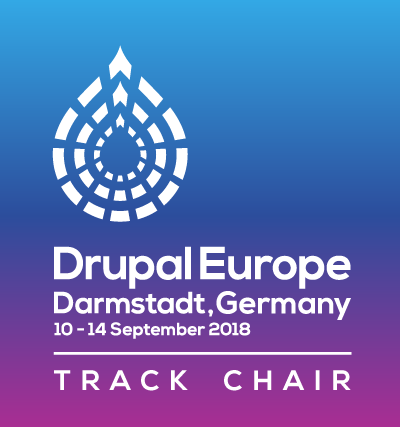 Drupal Europe Trackchair Badge